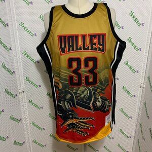 Headgear Classics Basketball Jersey Larry Bird Springs Valley Blackhawk Mens 4XL